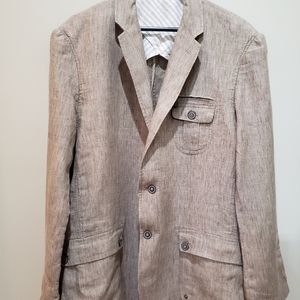Tan Linen Joseph Abboud Sport coat
